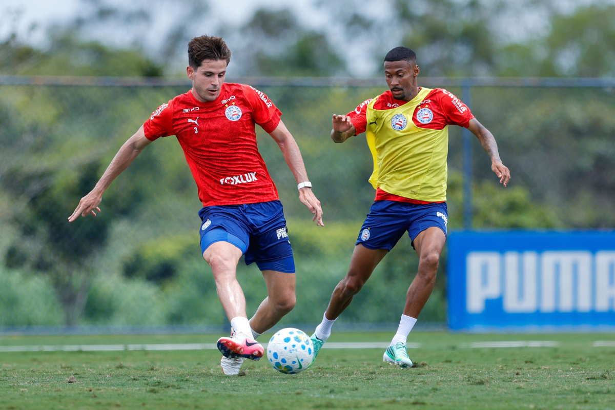 Treinos técnico e tático marcam última atividade do Bahia na Cidade Tricolor nesta semana